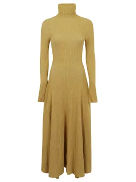 Alanui Open Back High Neck Maxi Dress
