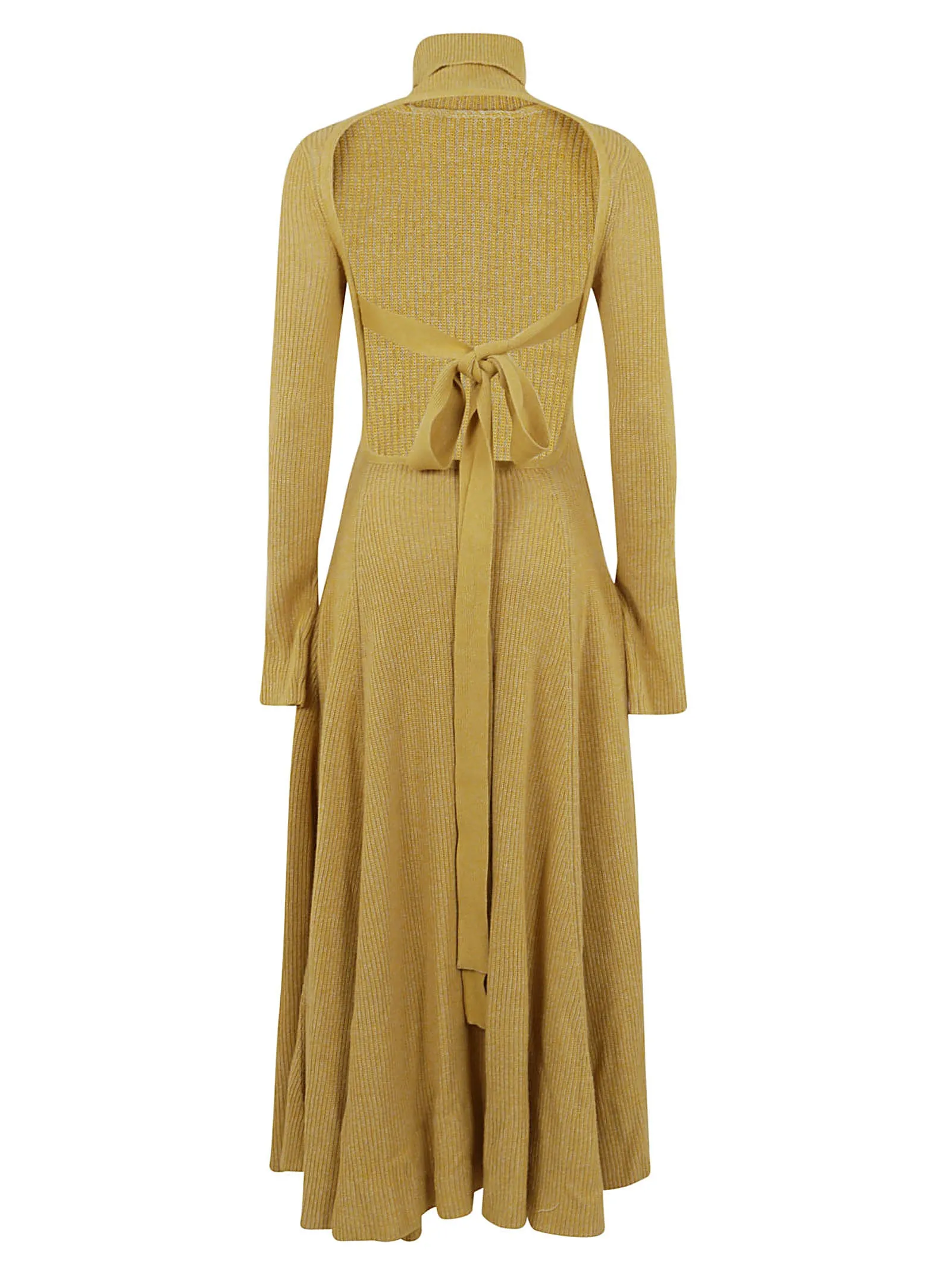 Alanui Open Back High Neck Maxi Dress