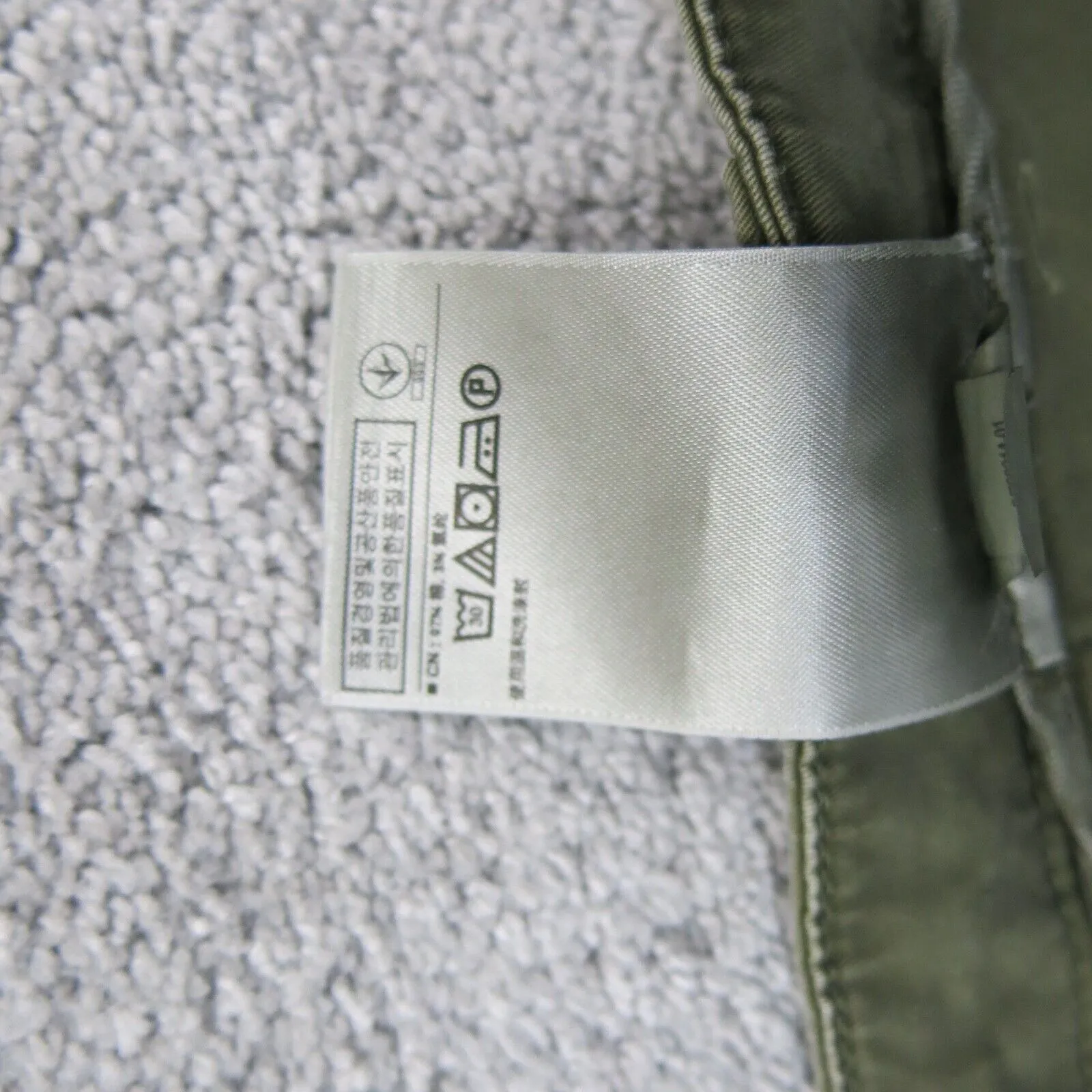 Banana Republic Women Straight Leg Pant Slash Pockets Mid Rise Clay Green Size 2