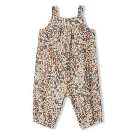 Bonpoint Nucci Overalls in Velvet Liberty Fabric