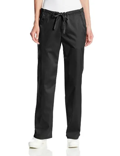 Cherokee 1066P Women's Petite Sizes Low-Rise Drawstring Pant Petite