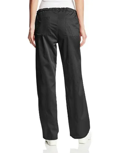 Cherokee 1066P Women's Petite Sizes Low-Rise Drawstring Pant Petite