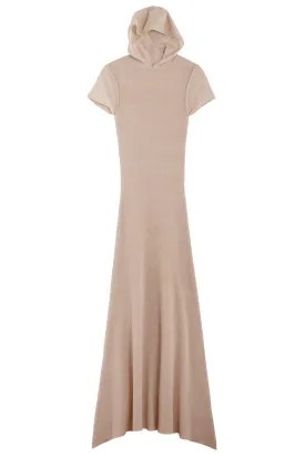 Ecru Intro Hood Dress