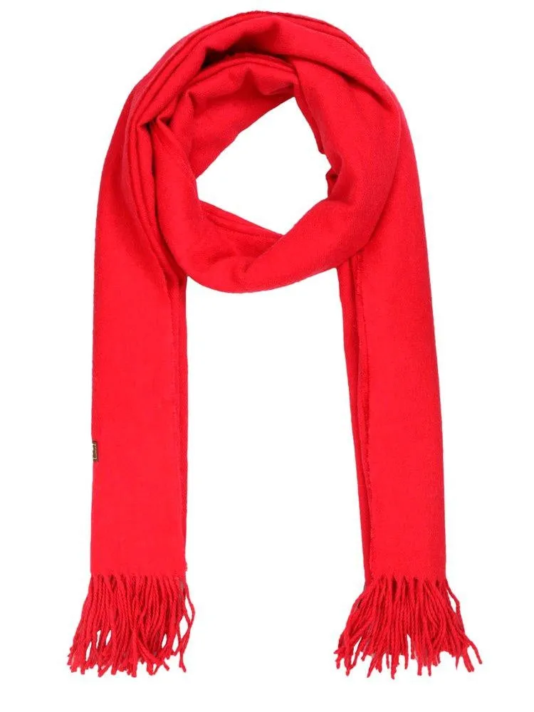 FabSeasons Solid Pink cashmere Scarf