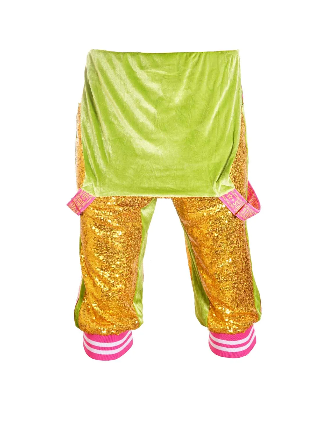 Golden Hour | Cropped Sequin Dungarees | Unisex