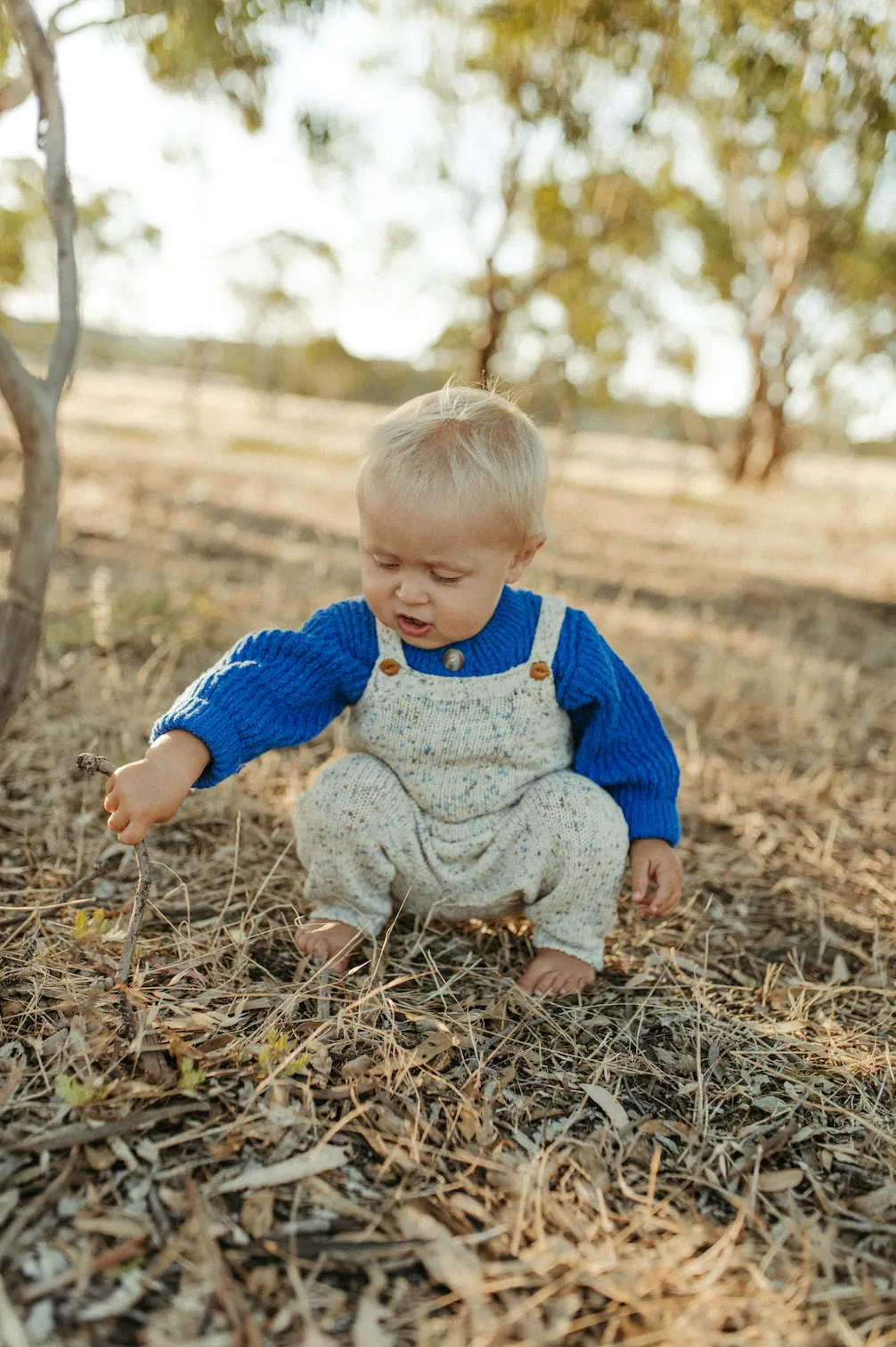 Grown Organic Funfetti Overalls - Sea