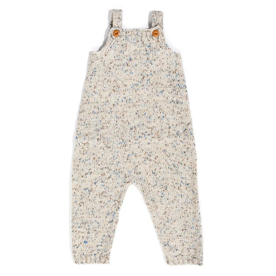 Grown Organic Funfetti Overalls - Sea