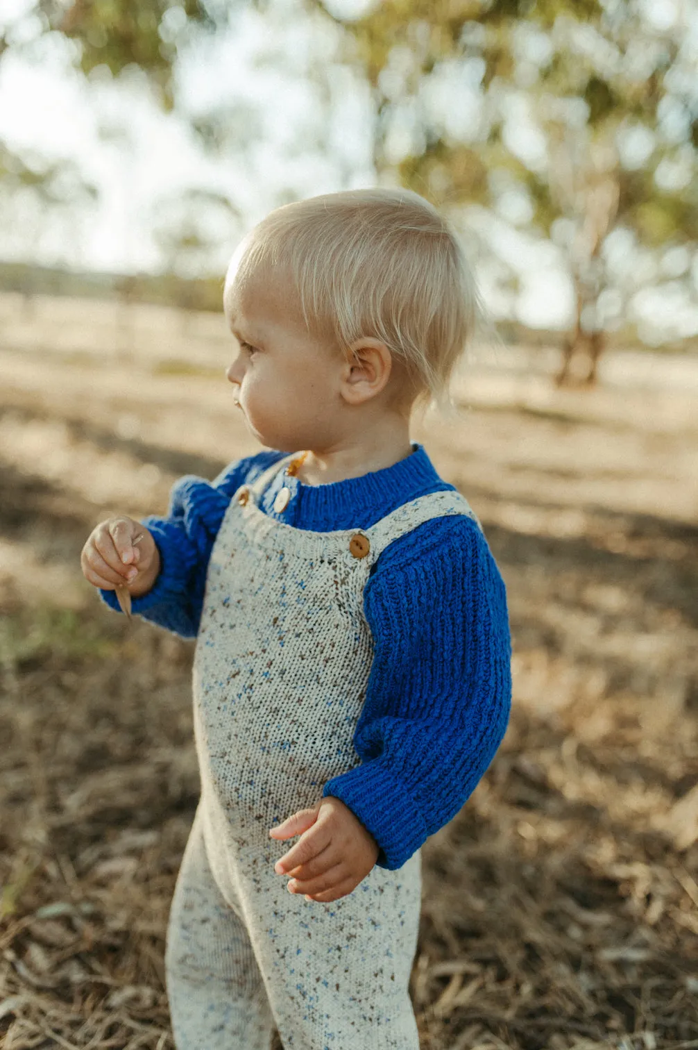 Grown Organic Funfetti Overalls - Sea