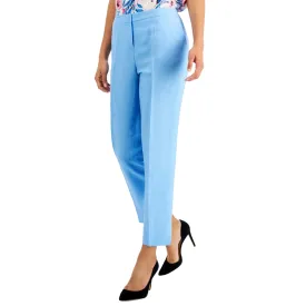 KASPER - Linen Straight-Leg Pants