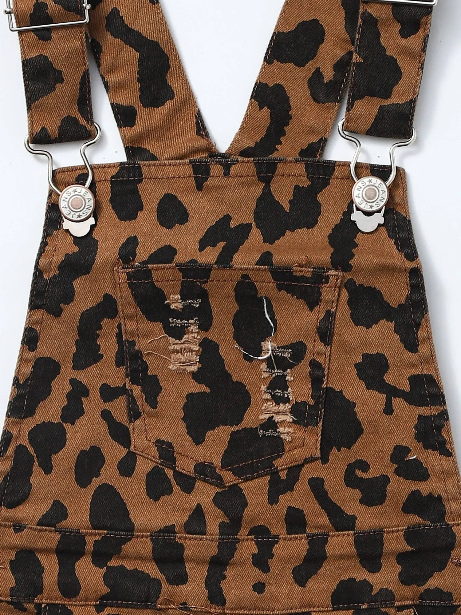 Kids Cheetah Short Overalls