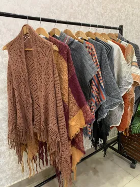 Ladies Cashmere   Knitted Shrugs - 50 pieces
