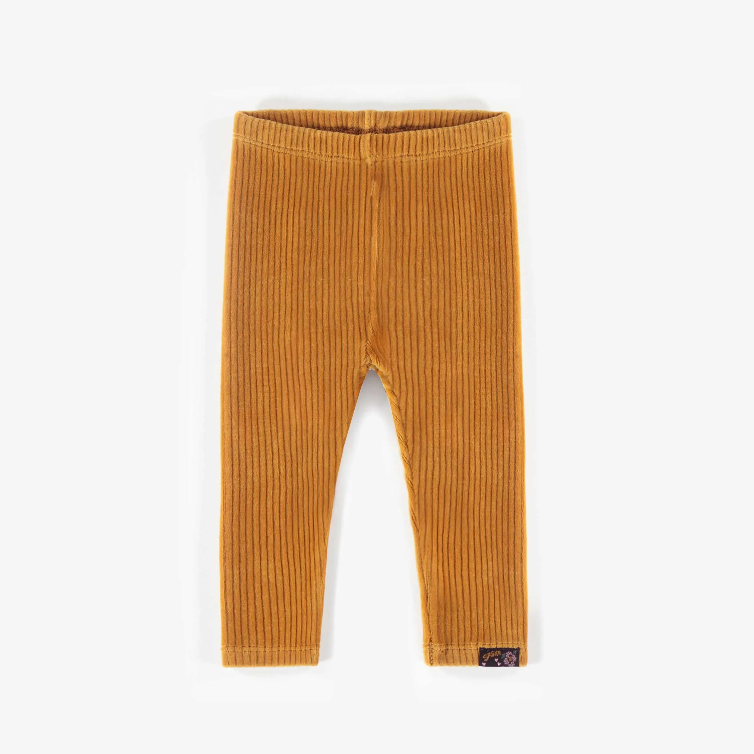 Legging en gros velours côtelé, bébé || Chunky ribbed velvet Leggings, baby
