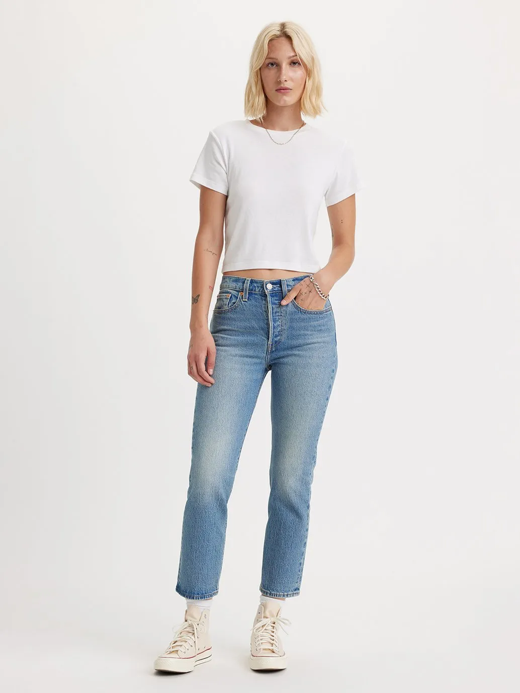 Levi's Womens Wedgie Straight Jeans
