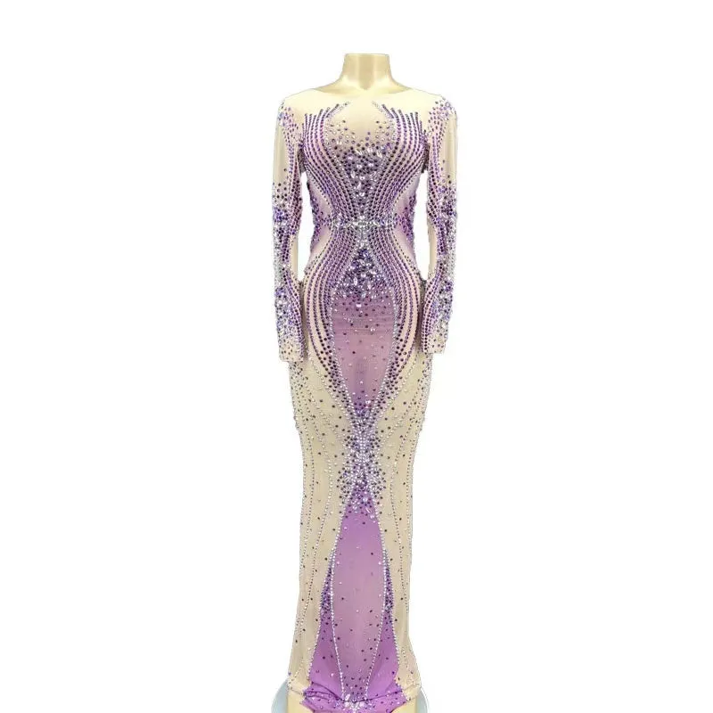 Luxury Crystal Prom Dress
