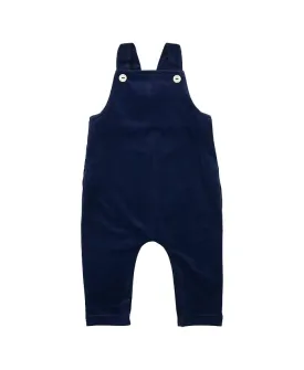 Maniere Baby Boys Velvet Overalls