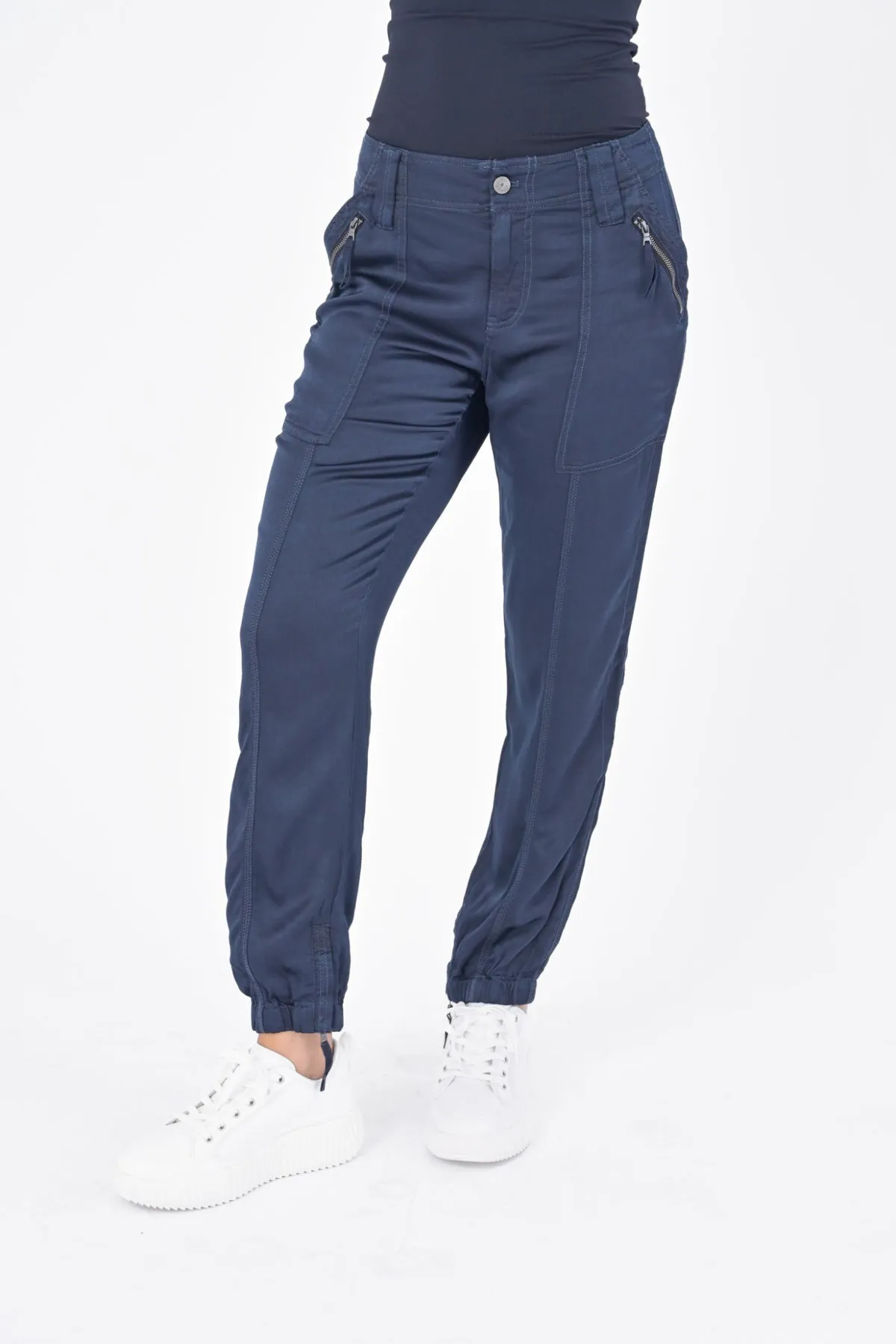 Marina Viscose Satin Joggers