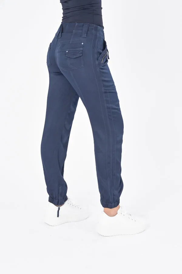 Marina Viscose Satin Joggers