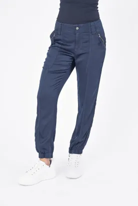 Marina Viscose Satin Joggers