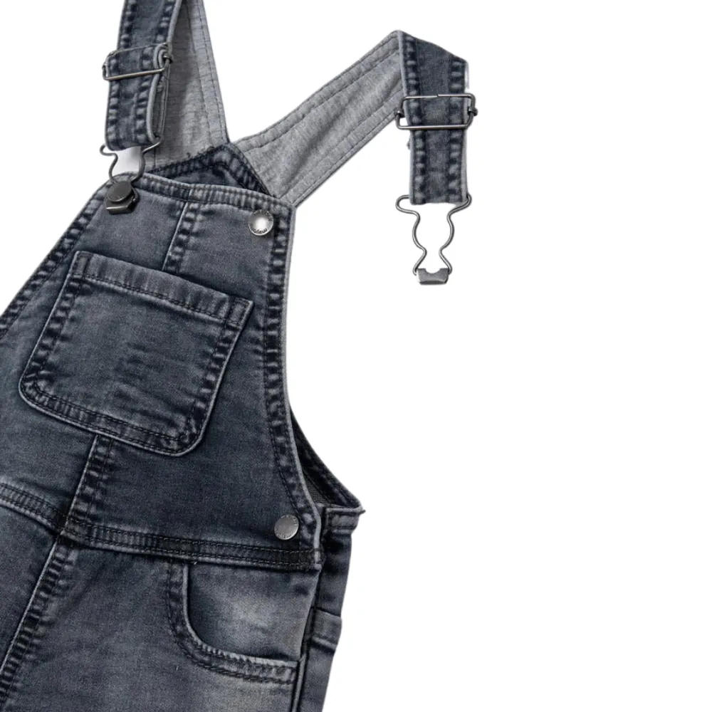 Mayoral - Baby Boys Soft Denim Overalls in Grey