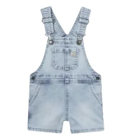 Mayoral - Baby Soft Denim Shorts Overalls in Light Blue (12mo)