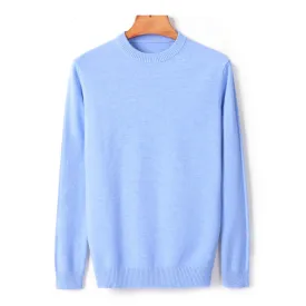 Men's Thick Round Neck Sweater 2020 New Autumn/winter Casual High Quality Pullover Warm Sweater Male