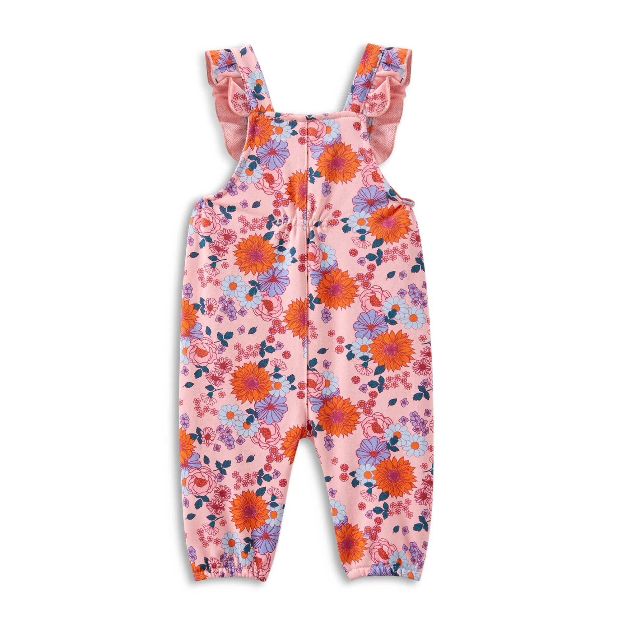 Milky Sunflower Fleece Overall