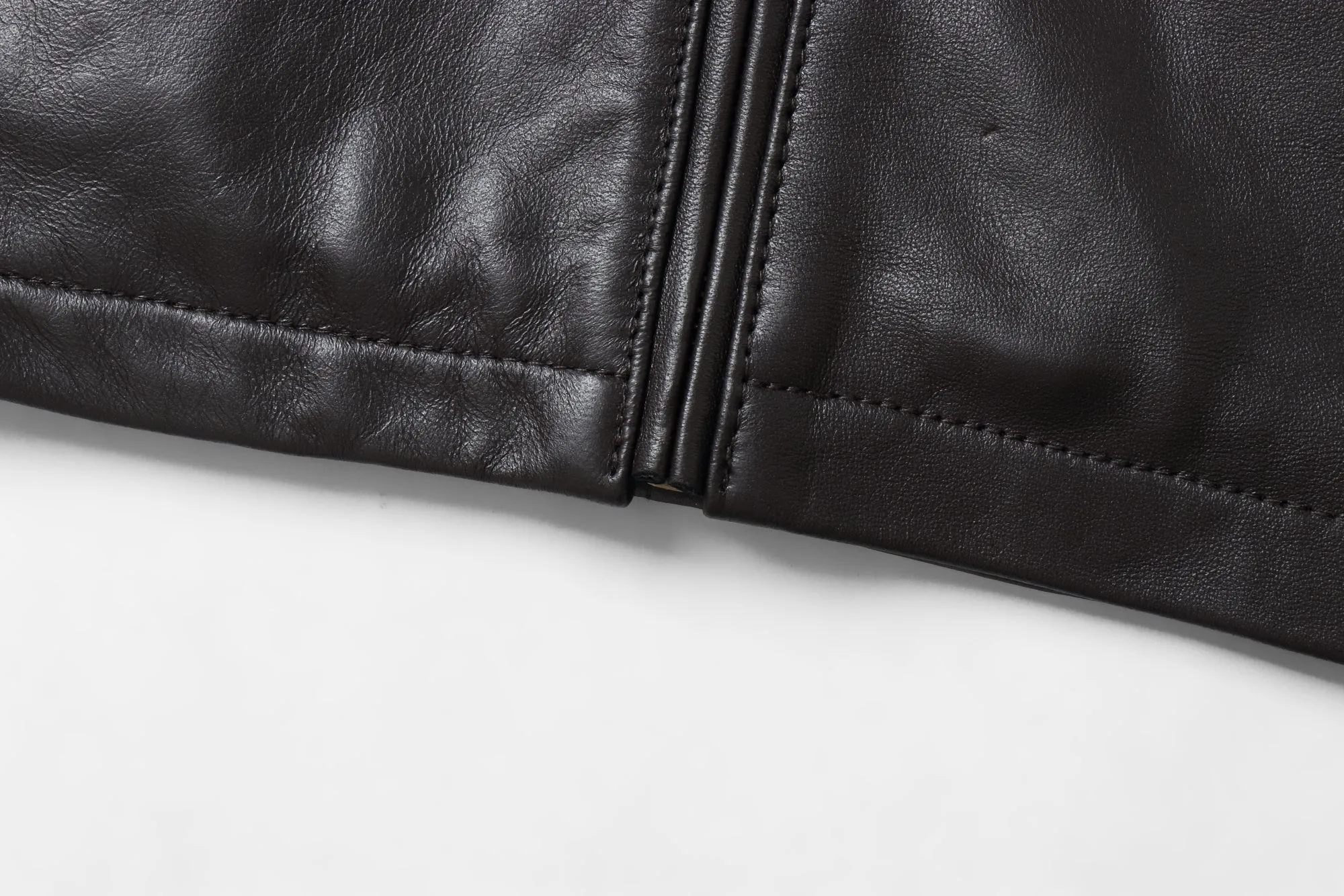 REED EST. 1950 Men's Jacket Genuine Lambskin Leather Stand UP Collar Winners Coat - Imported
