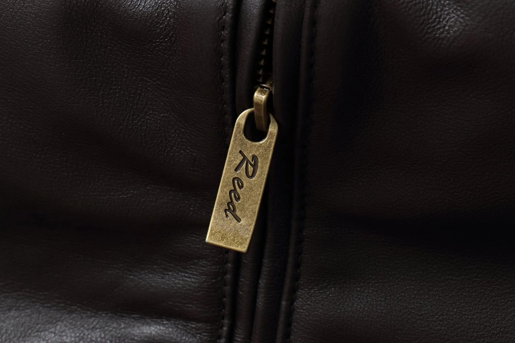 REED EST. 1950 Men's Jacket Genuine Lambskin Leather Stand UP Collar Winners Coat - Imported