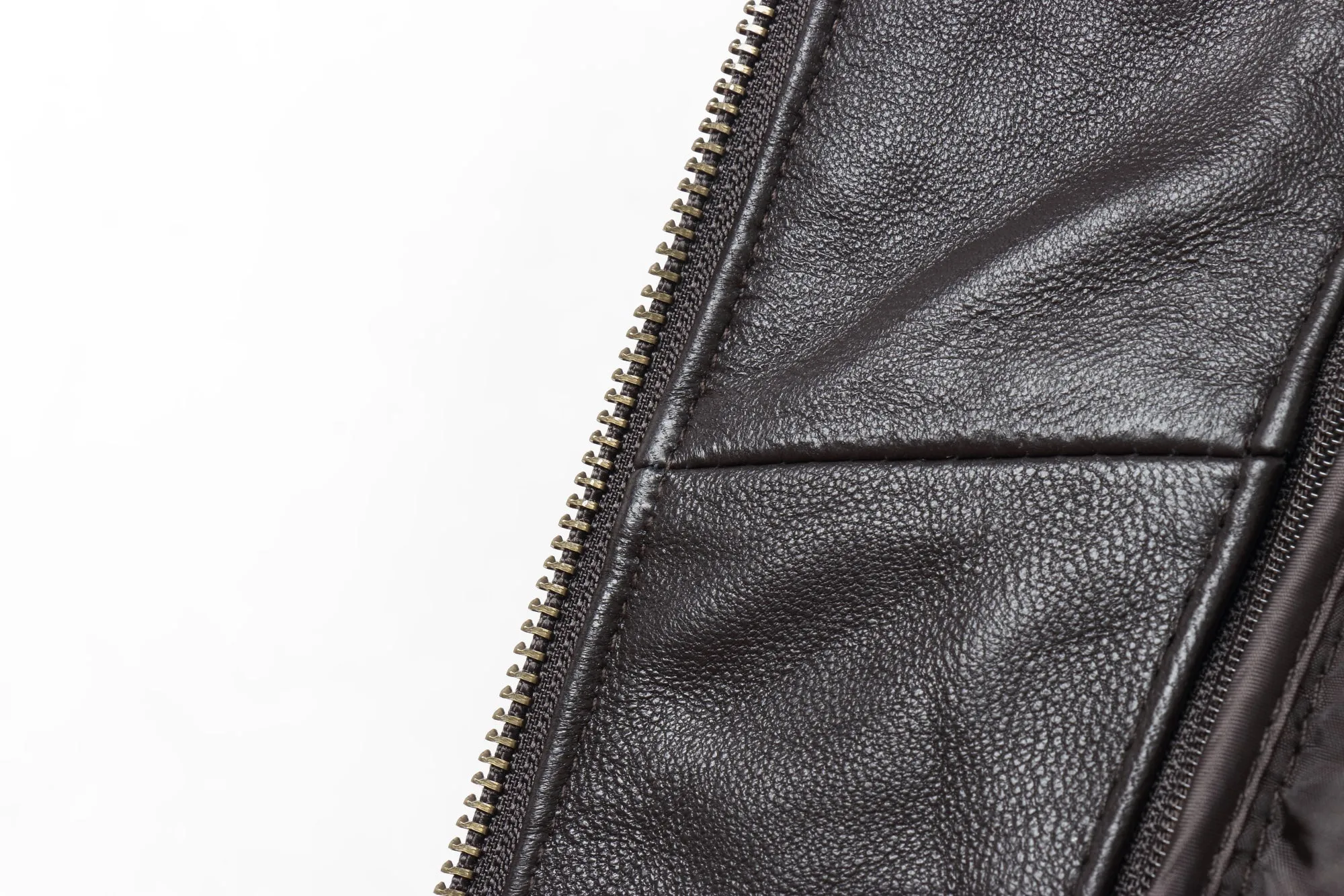 REED EST. 1950 Men's Jacket Genuine Lambskin Leather Stand UP Collar Winners Coat - Imported