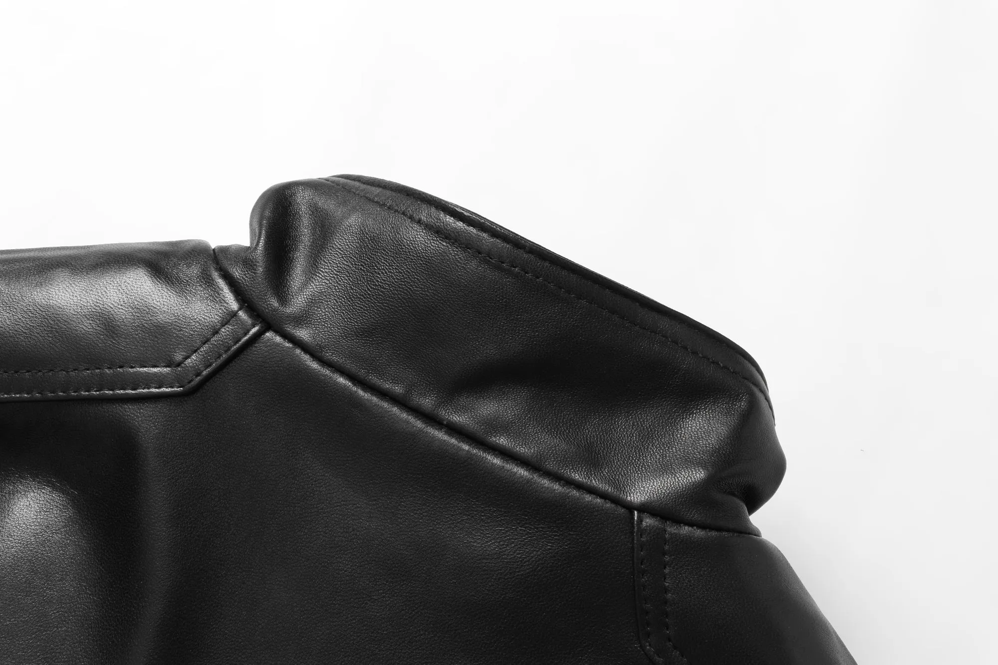 REED EST. 1950 Men's Jacket Genuine Lambskin Leather Stand UP Collar Winners Coat - Imported