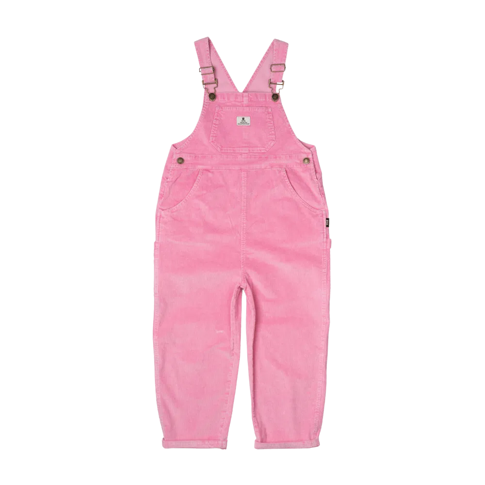 Rock Your Baby Pale Pink Cord Overalls