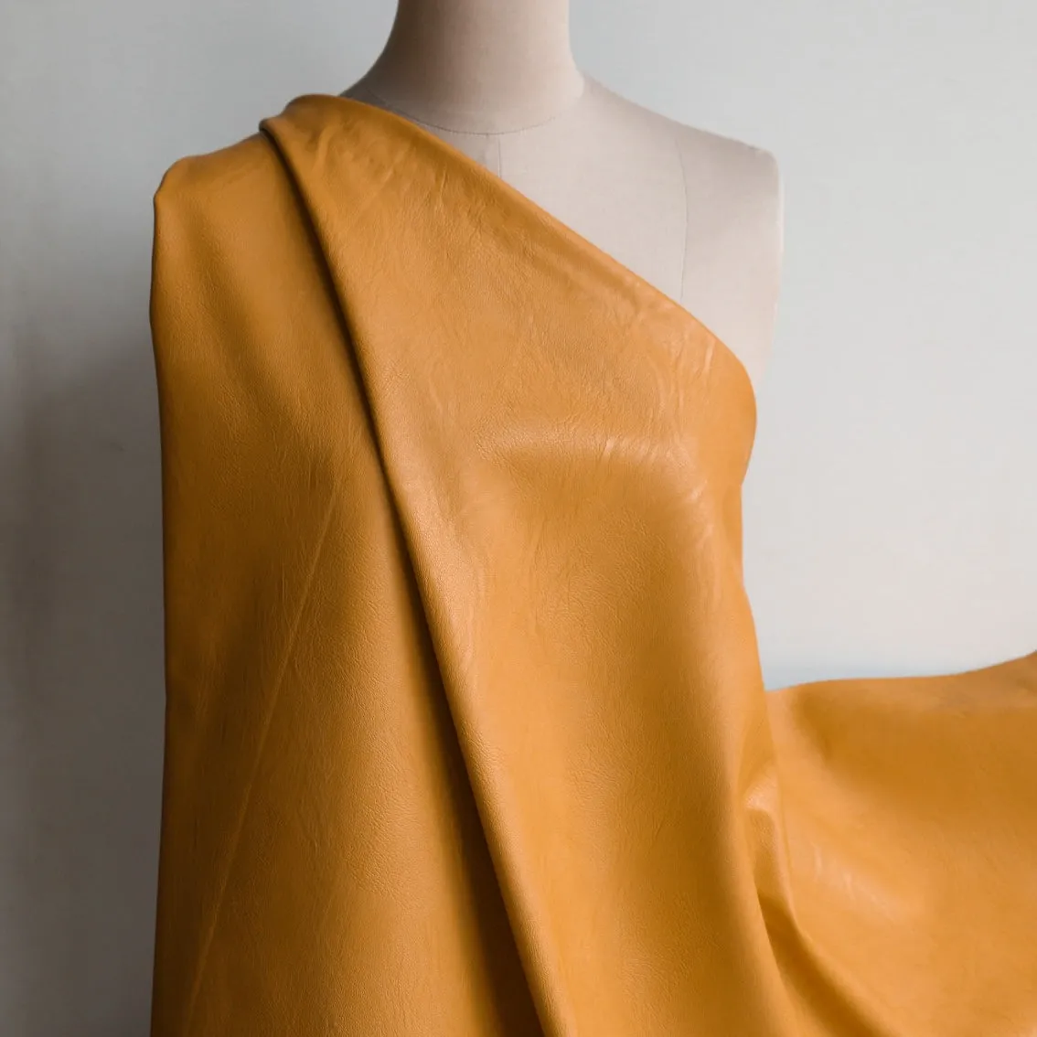Saffron Faux Leather