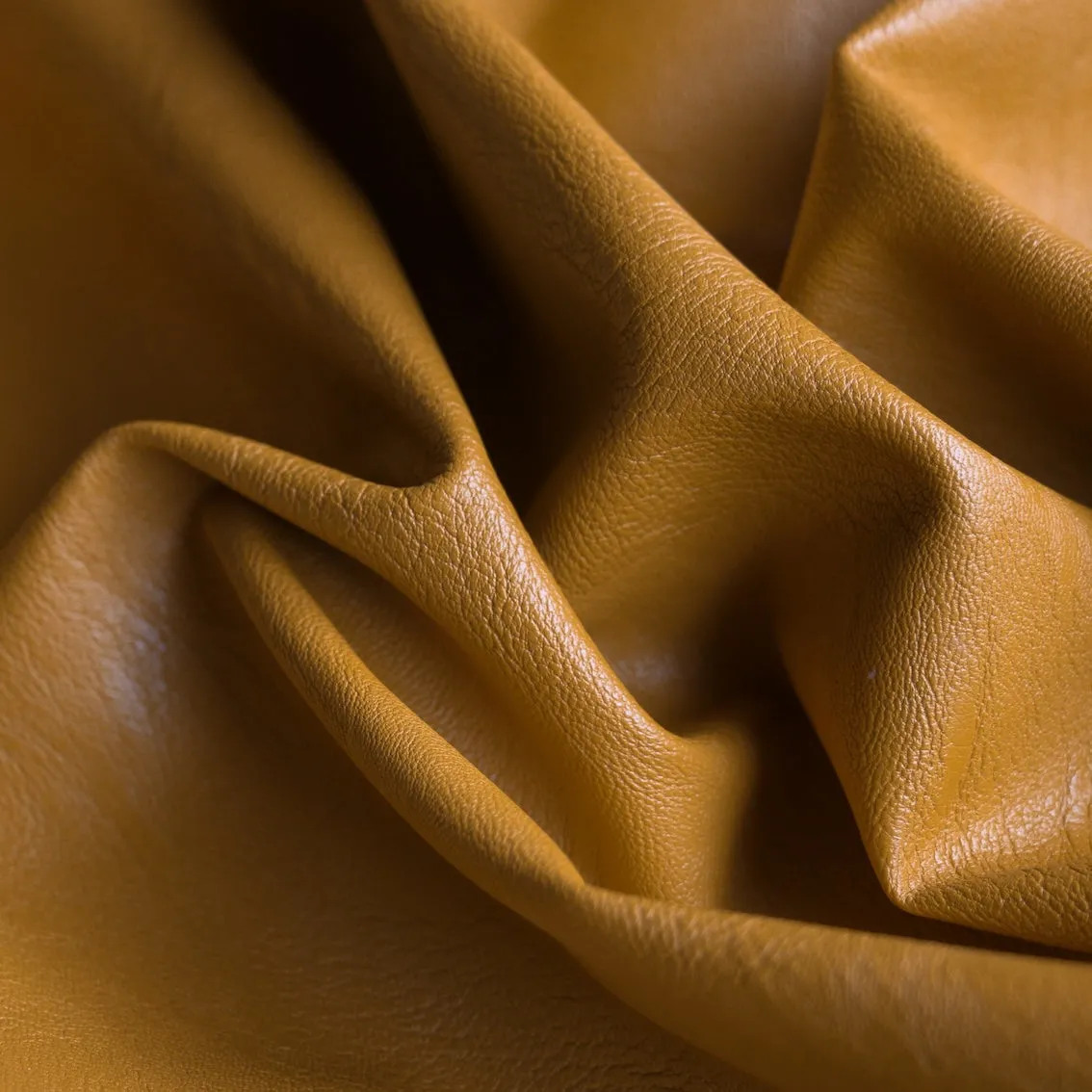 Saffron Faux Leather