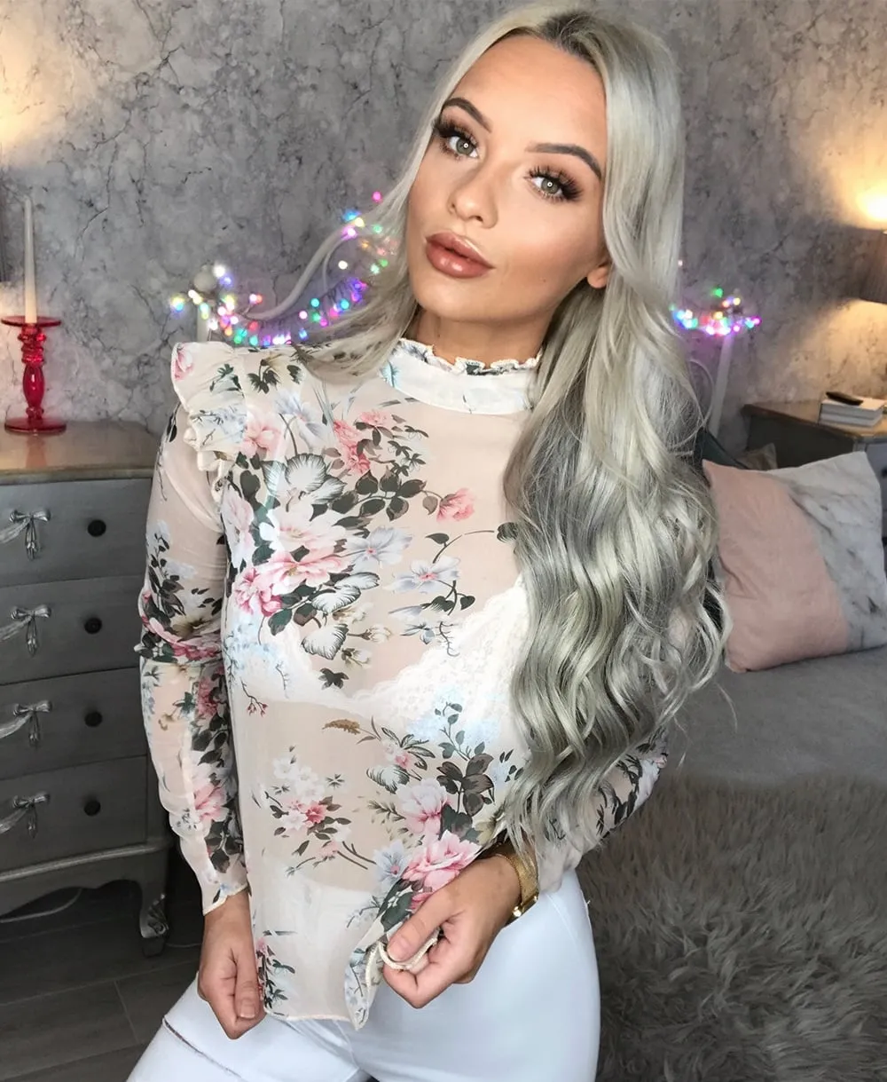 SAVANNA FRILL BLOUSE