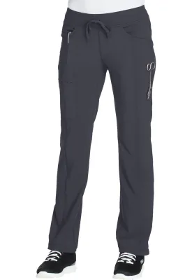 Scrub Pants - Cherokee Infinity Women's Straight Leg Drawstring Pant - Pewter, 1123A
