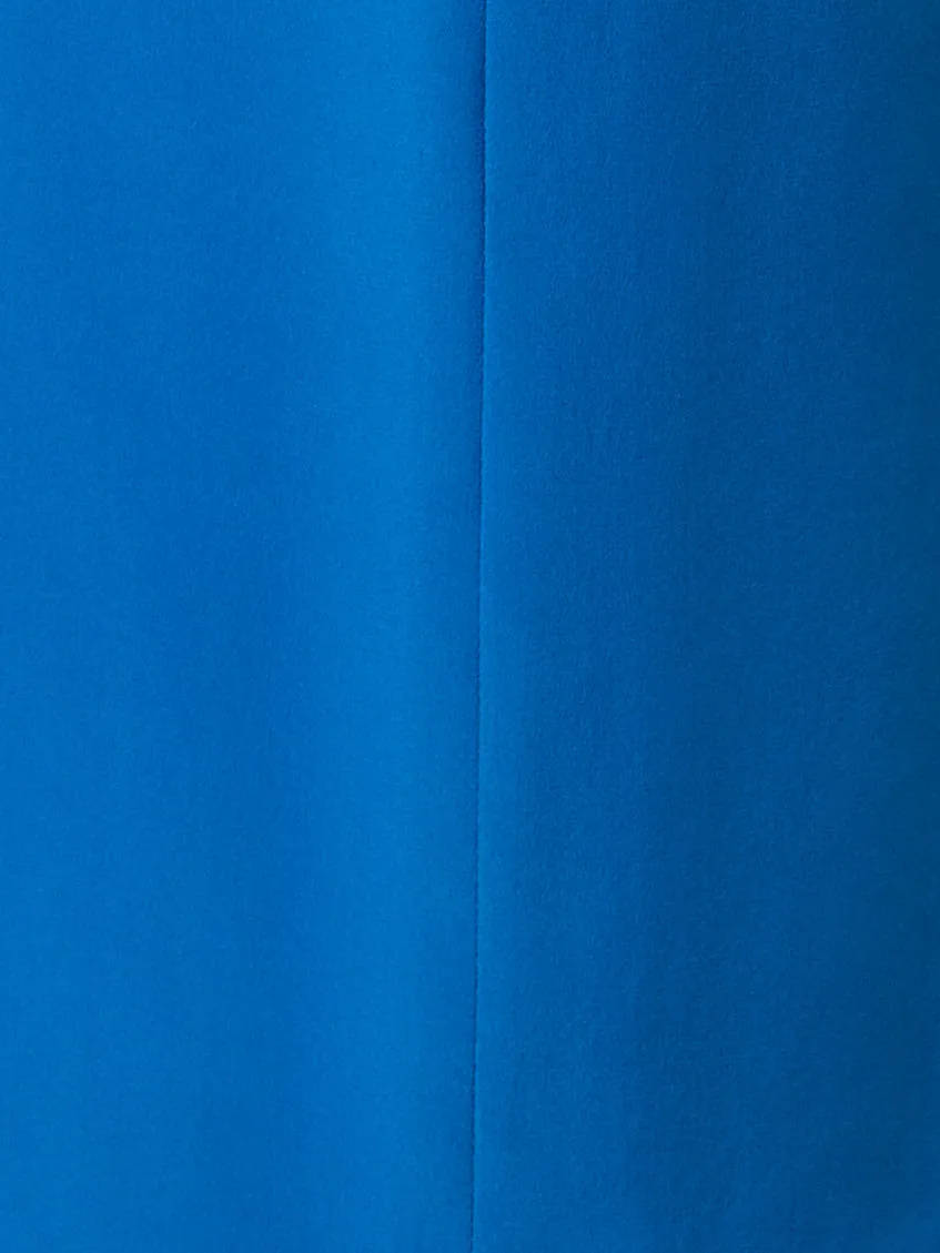Straight Silk Crpe Pants