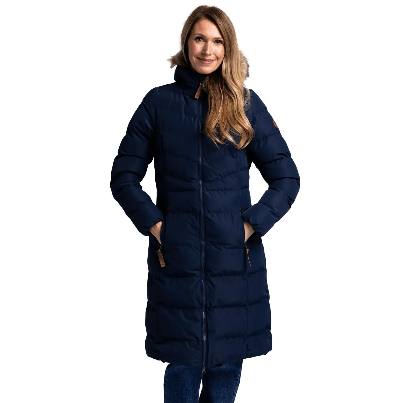 Trespass Womens Audrey Padded Waterproof Faux Fur Jacket