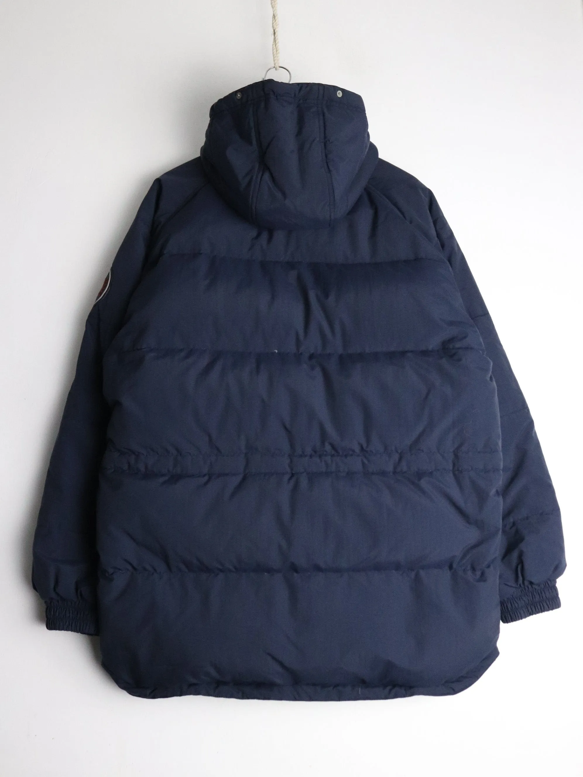 Vintage Fila Jacket Mens Large Blue Down