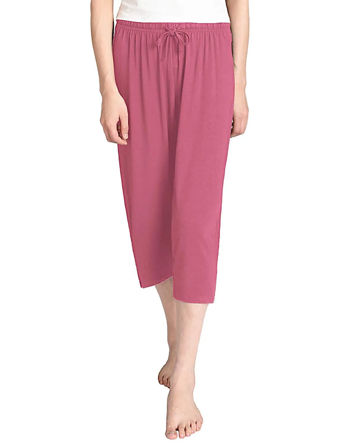 Women's Knit Bamboo Viscose Capri Pants