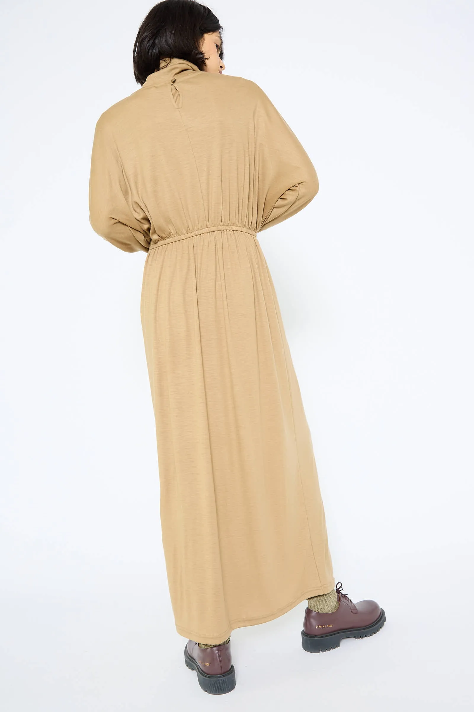 Wool I-Dress in Camel