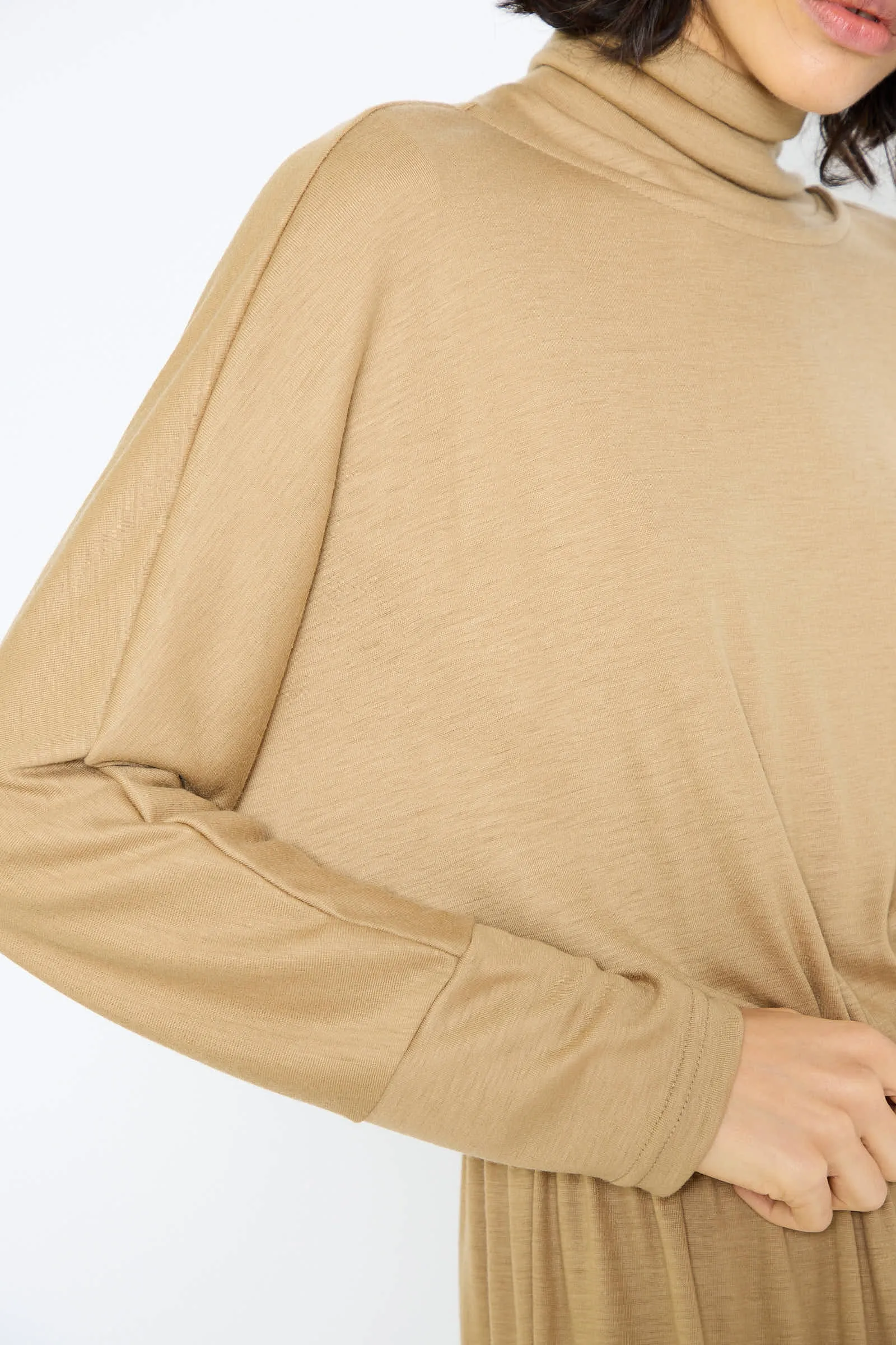 Wool I-Dress in Camel
