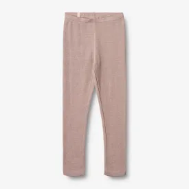 Wool Leggings - dark powder